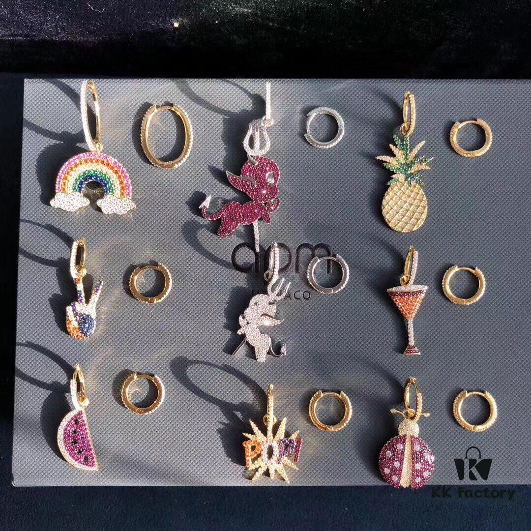 692fe7ab99f2d84055c8c667 APM Fairy Tale A/B Style Earrings - Colorful and Charming for Summer