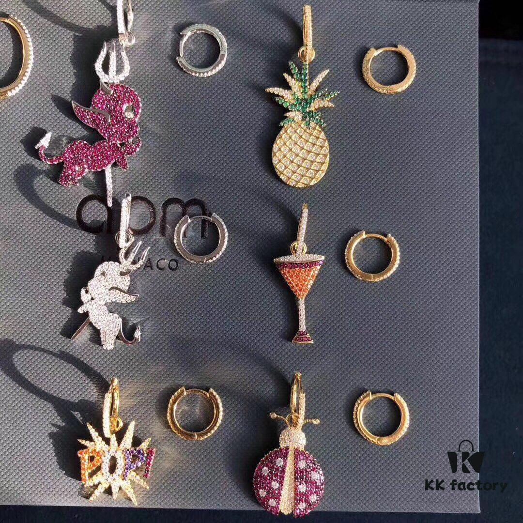 692fe7ac99f2d84055c8c669 APM Fairy Tale A/B Style Earrings - Colorful and Charming for Summer