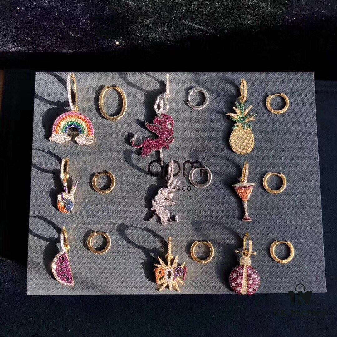 692fe7af99f2d84055c8c66d APM Fairy Tale A/B Style Earrings - Colorful and Charming for Summer