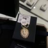 692fe7bc99f2d84055c8c681 APM Golden Lion Asymmetrical Pendant Earrings