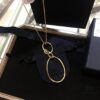 692fe7c499f2d84055c8c694 APM Monaco Necklace for Women, Collarbone Chain, French Minimalist Luxury Jewelry, Vintage Silver Pendant Necklaces