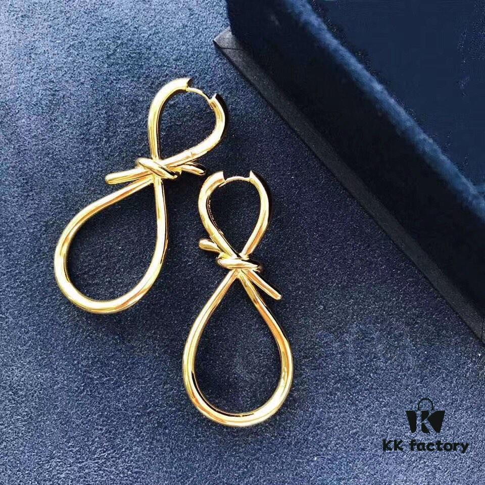 APM Personality Seagrass Knot Earrings