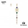 692fe7ca99f2d84055c8c69b APM Asymmetrical Scarab Drop Earrings