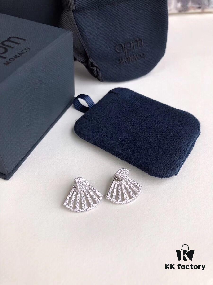 692fe7dc99f2d84055c8c6b7 APM Monaco Classic Fan Stud Earrings from the Flamenco Series