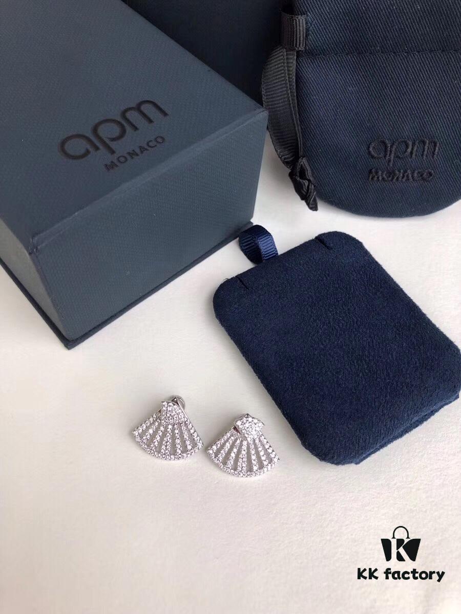 692fe7dc99f2d84055c8c6b9 APM Monaco Classic Fan Stud Earrings from the Flamenco Series