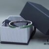 692fe7e299f2d84055c8c6c2 APM Monaco JANVIER Collection Silver Plated Mint Green Crystal Crocodile Cute Open Bangle Bracelet for Women