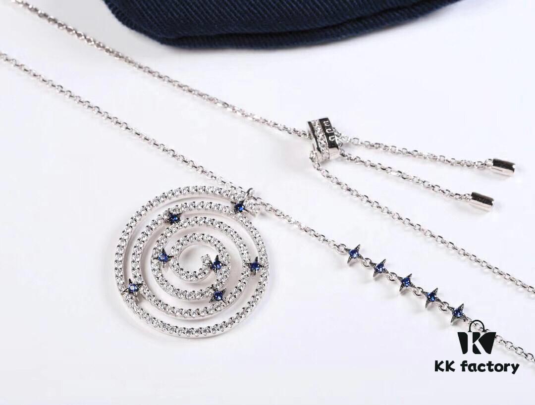 692fe7f199f2d84055c8c6d8 APM Monaco MANDALA Necklace, Sweater Chain, Pendant for Collarbone – Mysterious Infinity Circle, Continuation of the Beauty of Life