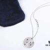 692fe7f299f2d84055c8c6d9 APM Monaco MANDALA Necklace, Sweater Chain, Pendant for Collarbone – Mysterious Infinity Circle, Continuation of the Beauty of Life