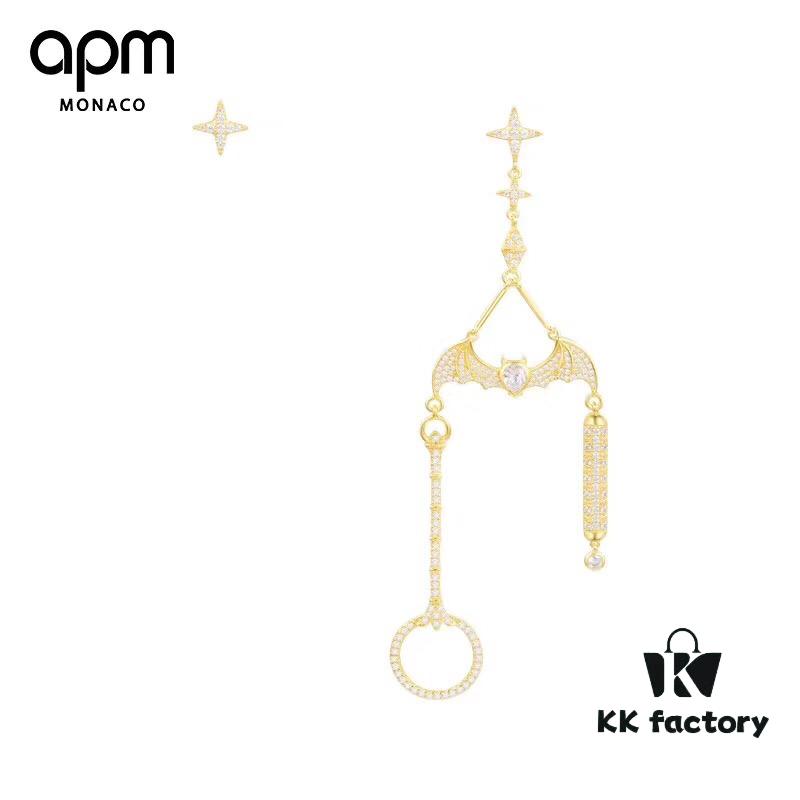 692fe7f499f2d84055c8c6db APM Bat Earrings ⛧ Pendant ⭐️ Standard Version 1:1 Replica of Original Logo with Strong Design, Stand Out as the Center of Attention with Exotic Style and Fashion Flair!