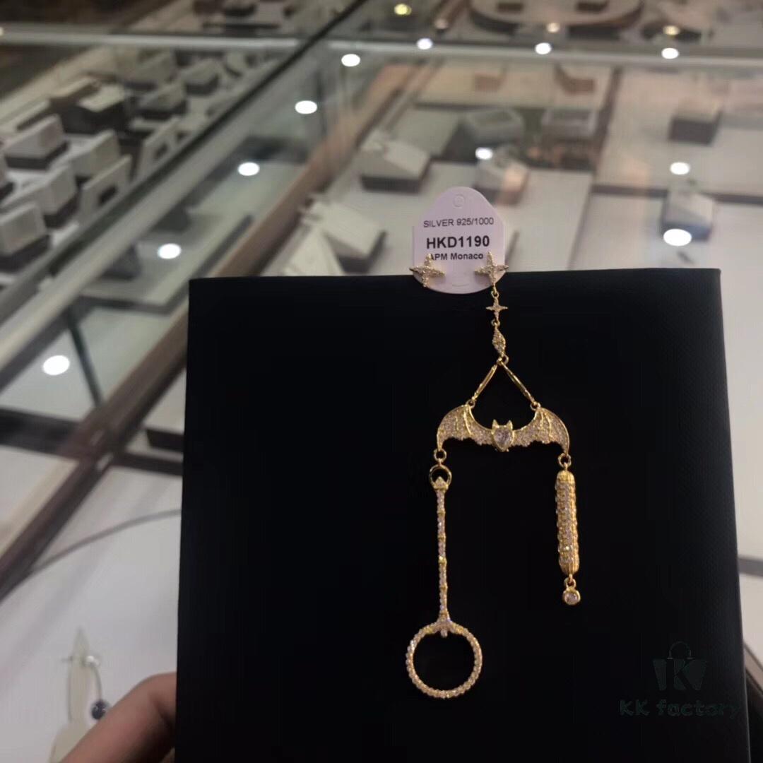 692fe7f799f2d84055c8c6de APM Bat Earrings ⛧ Pendant ⭐️ Standard Version 1:1 Replica of Original Logo with Strong Design, Stand Out as the Center of Attention with Exotic Style and Fashion Flair!