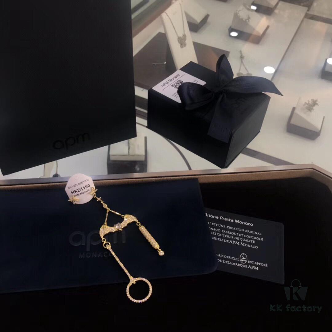 692fe7f999f2d84055c8c6e1 APM Bat Earrings ⛧ Pendant ⭐️ Standard Version 1:1 Replica of Original Logo with Strong Design, Stand Out as the Center of Attention with Exotic Style and Fashion Flair!