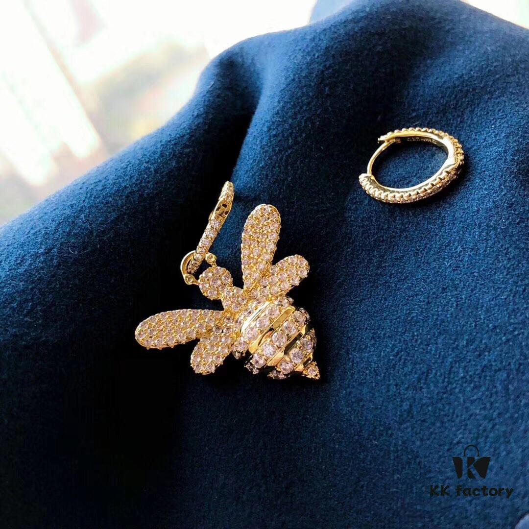 M7 Asymmetrical Bee APM Earrings