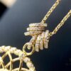 692fe82299f2d84055c8c716 APM Monaco Gold-Tone Silver Crystal Dreamcatcher Vintage Minimalist Fashion Statement Necklace for Women