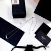 692fe82599f2d84055c8c71d APM Monaco Silver Crystal-Encrusted Crocodile Necklace for Women, Minimalist Autumn-Winter Collarbone Chain