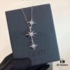 692fe82999f2d84055c8c727 APM Monaco Silver Meteorite Crystal Star 3-Meter Necklace