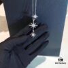 692fe82999f2d84055c8c728 APM Monaco Silver Meteorite Crystal Star 3-Meter Necklace