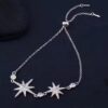 692fe82a99f2d84055c8c72b APM Monaco Silver Meteorite Crystal Bracelet