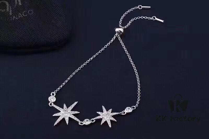 692fe82a99f2d84055c8c72b APM Monaco Silver Meteorite Crystal Bracelet