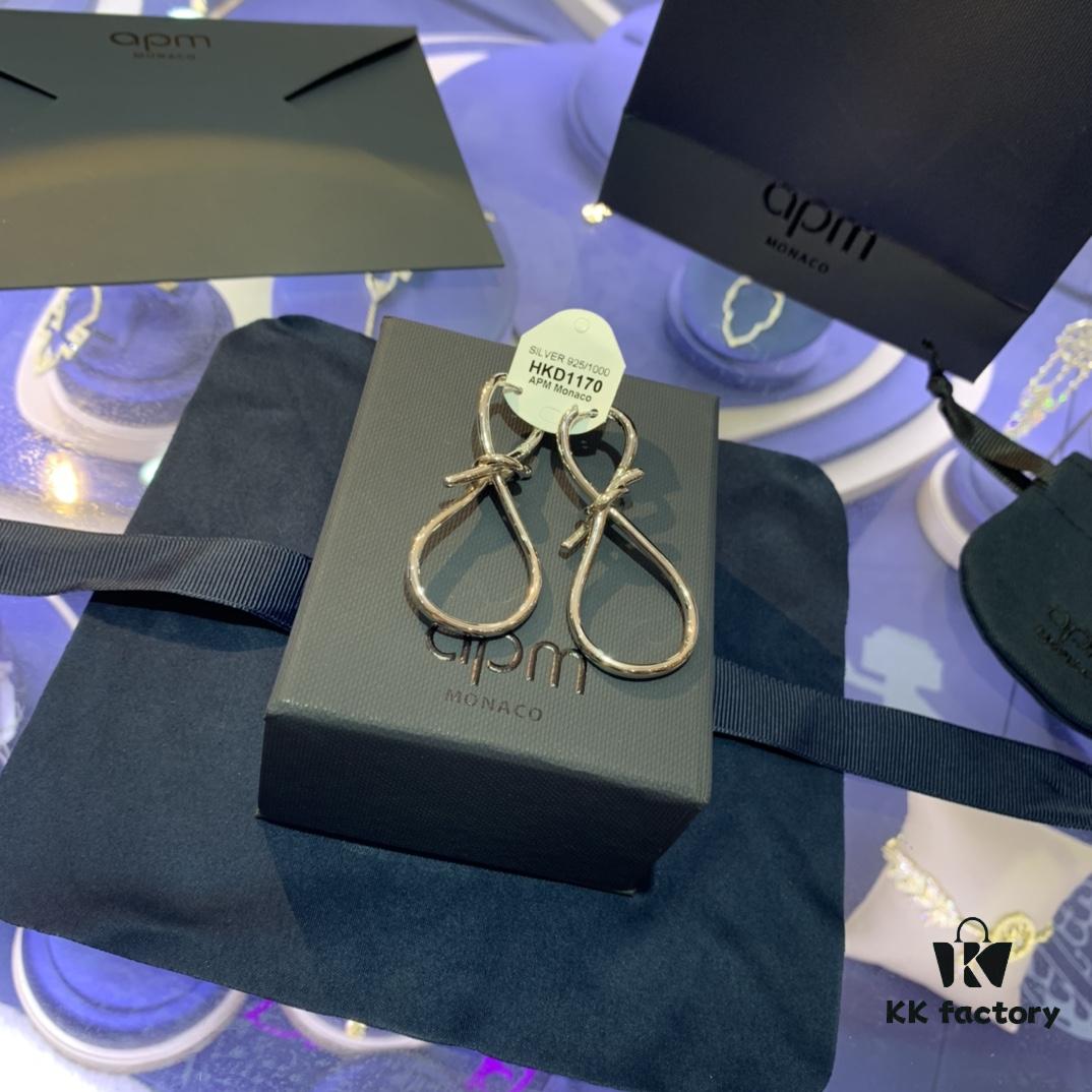 New Arrival 💕 A-Monaco Long Statement Earrings for Women, European and American Style Ear Jewelry, Flattering Drop Earrings for Round Faces, Perfect Gift for Girlfriend