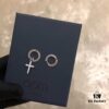 692fe83b99f2d84055c8c74c MONACO CROSS Asymmetric Earrings, Minimalist Cross Design