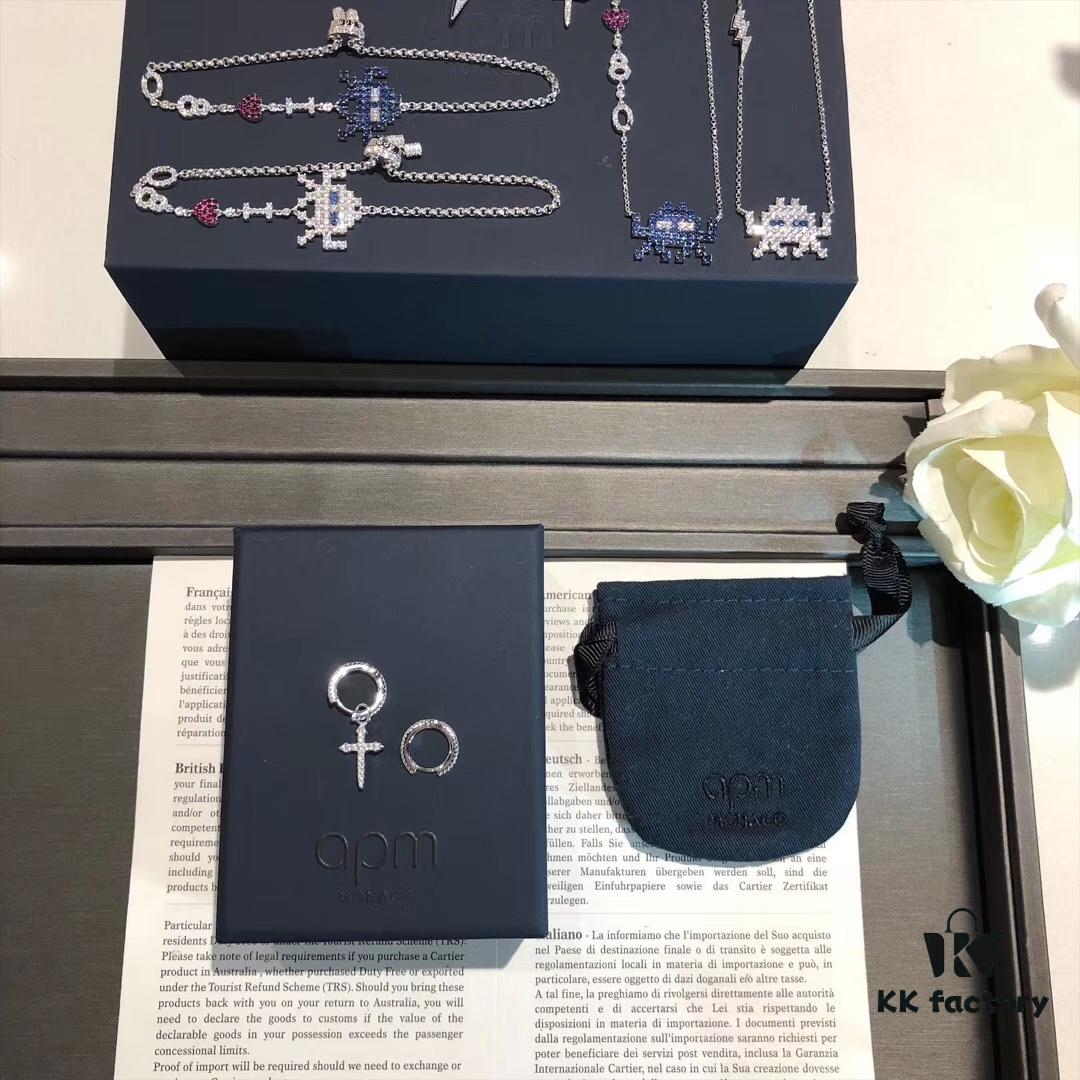 692fe83d99f2d84055c8c752 MONACO CROSS Asymmetric Earrings, Minimalist Cross Design