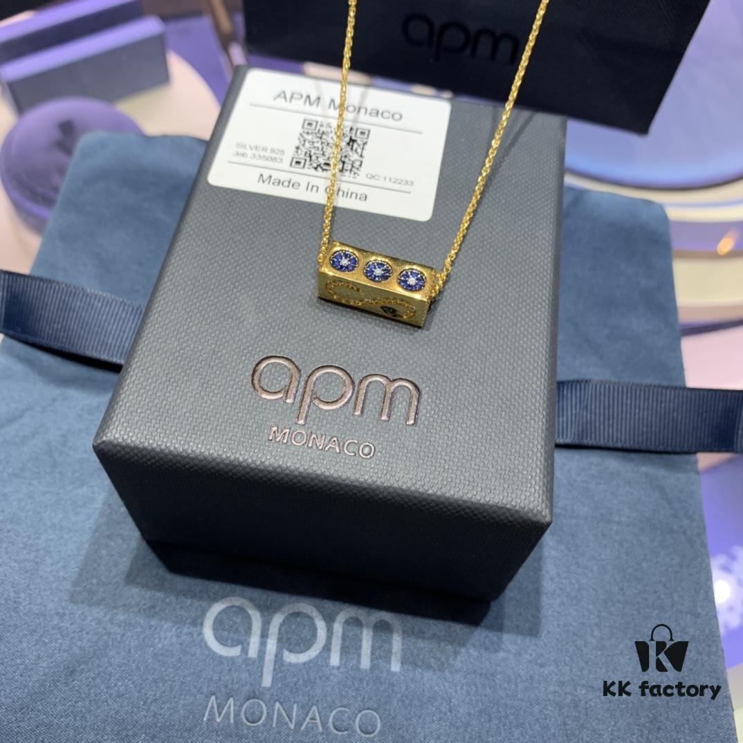 692fe83d99f2d84055c8c753 New Arrival 💕 A's Monaco New Square Dreamy Star and Moon Necklace for Women, Luxury Elegant Geometric Collarbone Chain