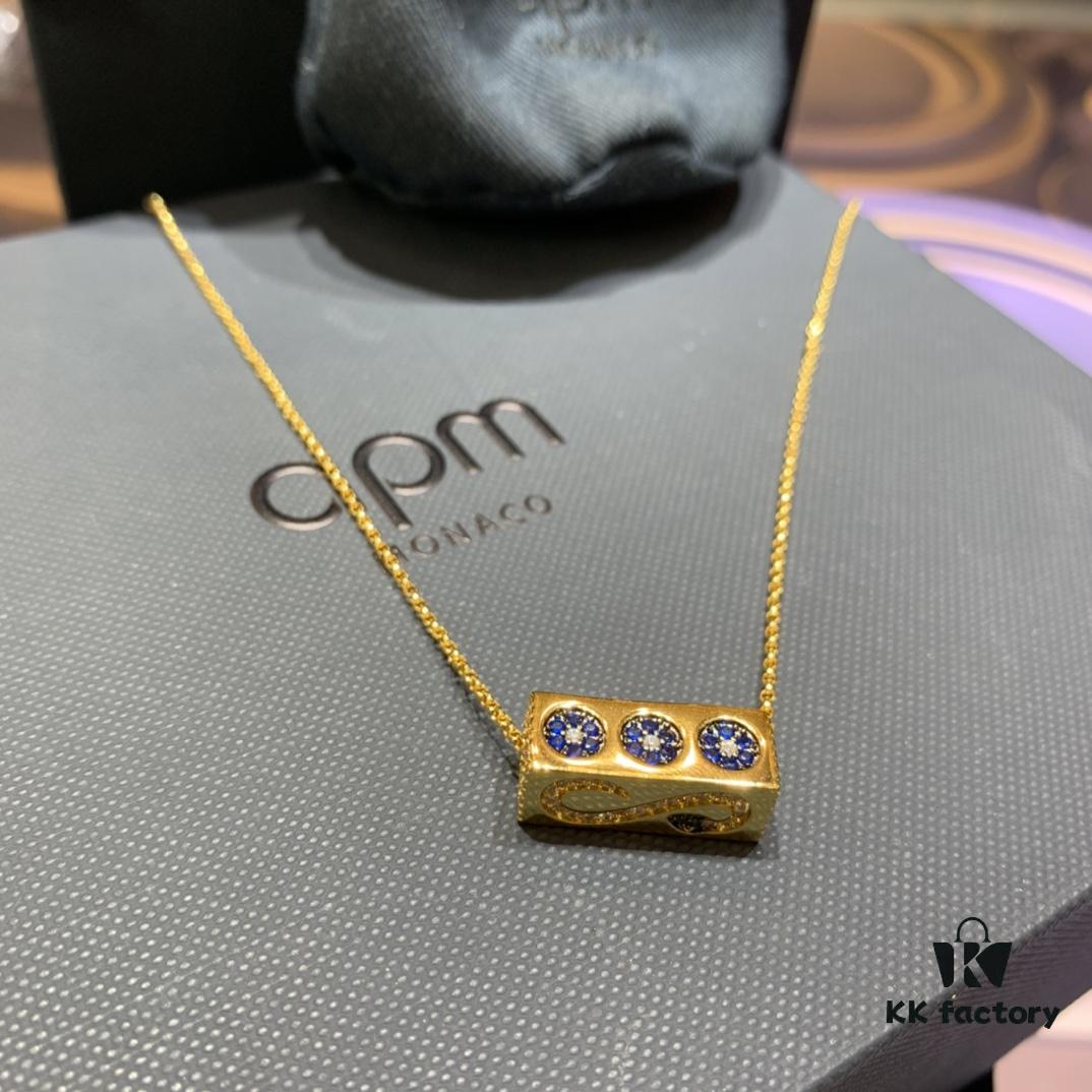 692fe83f99f2d84055c8c755 New Arrival 💕 A's Monaco New Square Dreamy Star and Moon Necklace for Women, Luxury Elegant Geometric Collarbone Chain