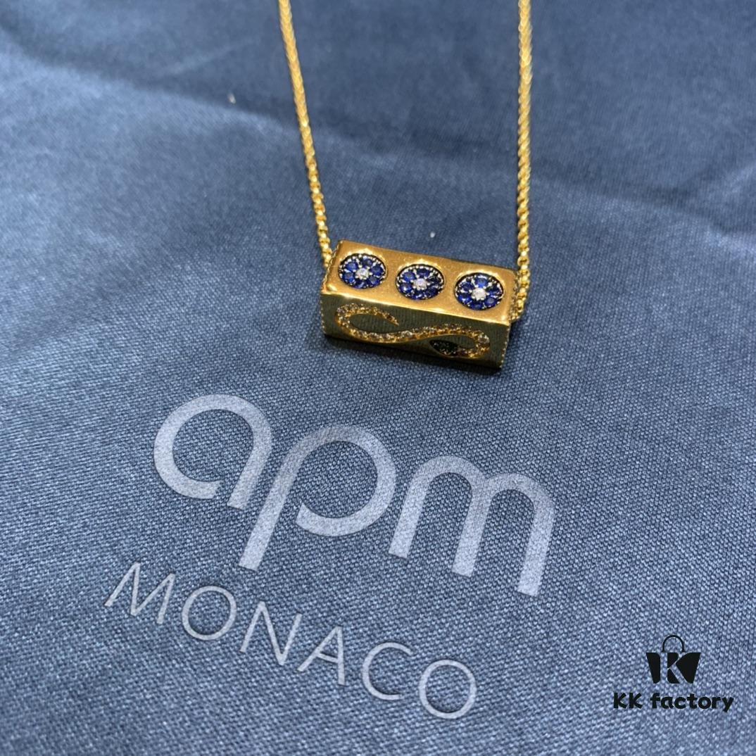 692fe84099f2d84055c8c759 New Arrival 💕 A's Monaco New Square Dreamy Star and Moon Necklace for Women, Luxury Elegant Geometric Collarbone Chain