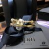 A Family Tangyun Circle Bracelet for Women, Fashionable and Unique Geometric Crossed Line Bangle Inspired by Dilraba