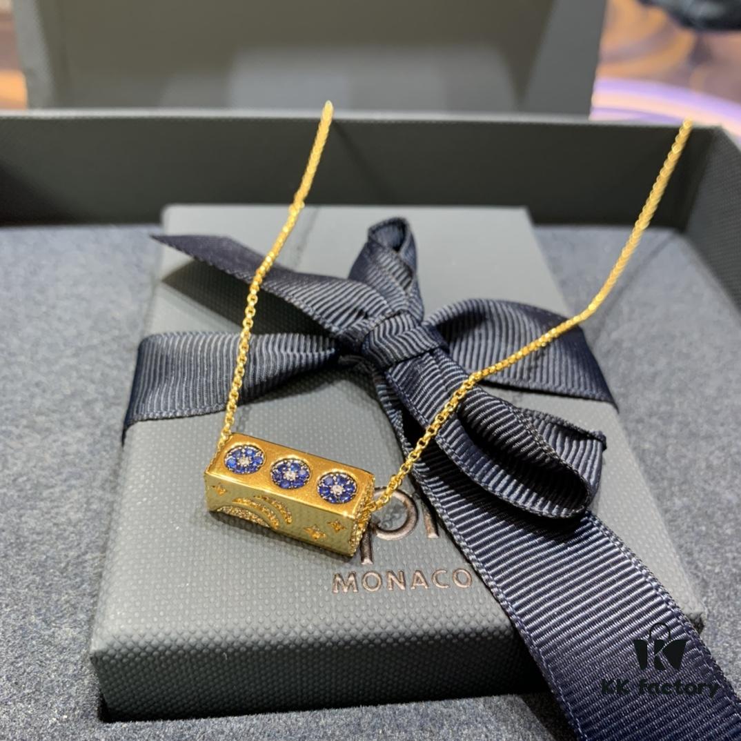 692fe84699f2d84055c8c763 New Arrival 💕 A's Monaco New Square Dreamy Star and Moon Necklace for Women, Luxury Elegant Geometric Collarbone Chain