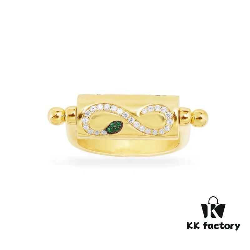 692fe84d99f2d84055c8c773 New Arrival 💕 A Monaco New Product Guardian Spirit Snake Ring for Women, Minimalist Design Rotatable Snake Decorative Index Finger Ring