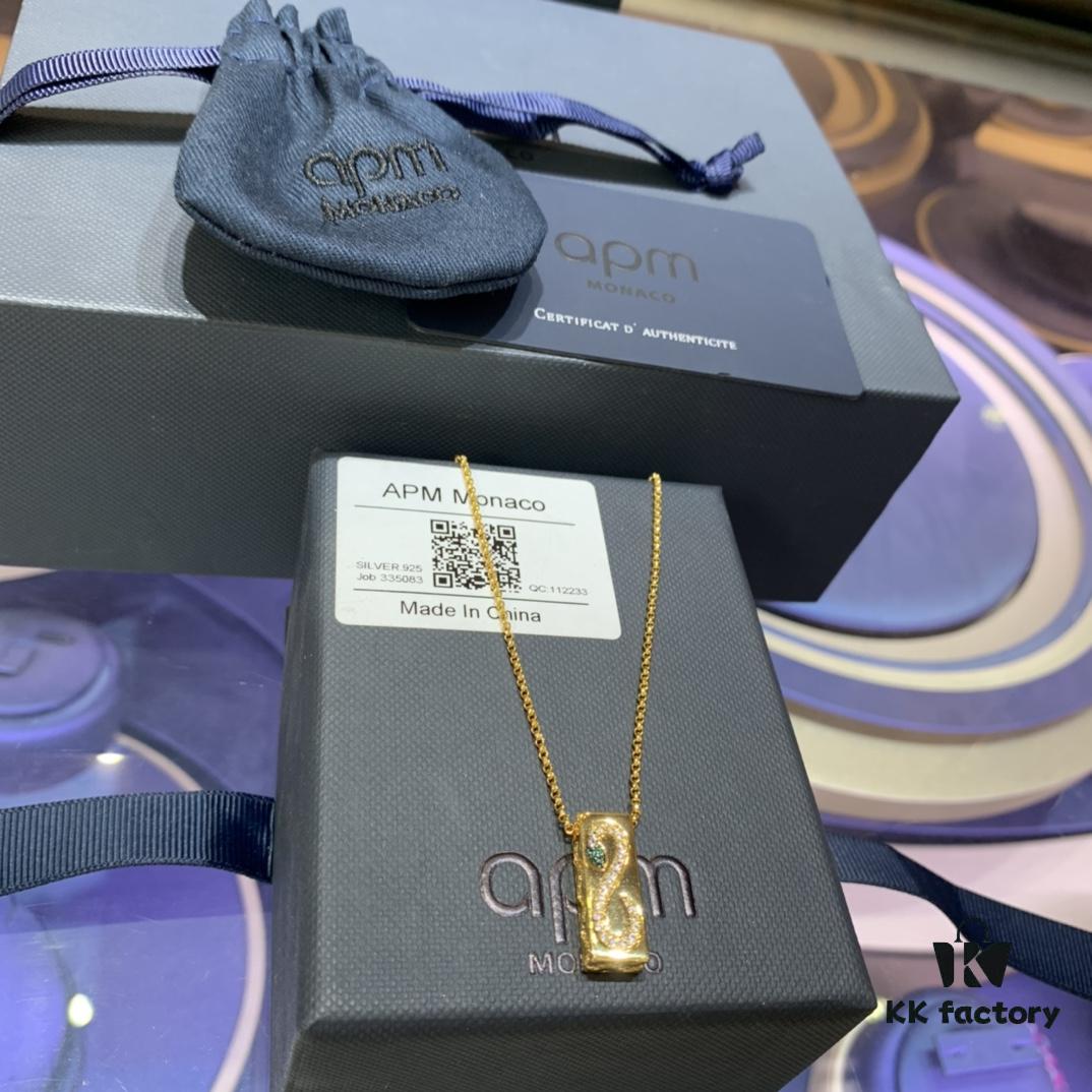 692fe85299f2d84055c8c77c A Brand Monaco New Arrival Exotic Snake Necklace for Women, Fashion Colorful Gold Collar Chain Pendant with Square Plate Design