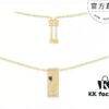 692fe85a99f2d84055c8c786 A Brand Monaco New Arrival Exotic Snake Necklace for Women, Fashion Colorful Gold Collar Chain Pendant with Square Plate Design