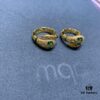 692fe87499f2d84055c8c7b0 A Family Monaco Exotic Snake Earrings with Green Stone, New Arrival, Stylish and Meaningful Serpent Design Women's Jewelry