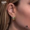 692fe87899f2d84055c8c7b5 A Family Monaco Exotic Snake Earrings with Green Stone, New Arrival, Stylish and Meaningful Serpent Design Women's Jewelry