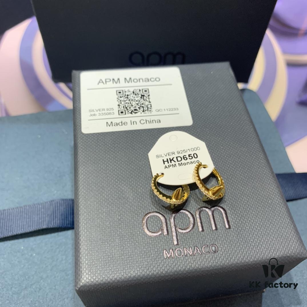 A Family Monaco Style Rivet Earrings Couple's Design Instagram Trendy Minimalist Ear Studs for Women 2020 New Arrival Trendy