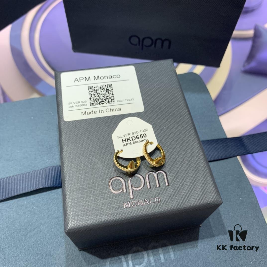 A Family Monaco Style Rivet Earrings Couple's Design Instagram Trendy Minimalist Ear Studs for Women 2020 New Arrival Trendy