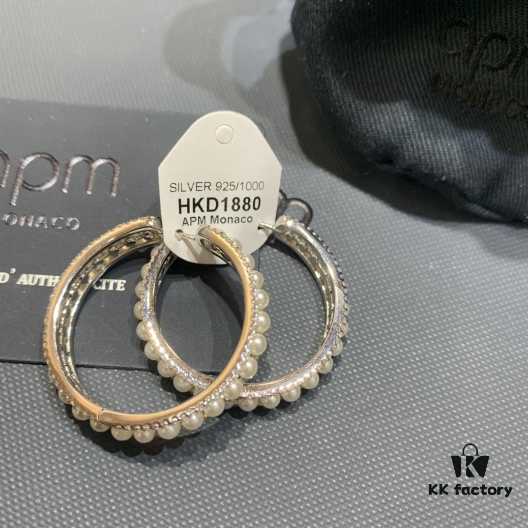 692fe88399f2d84055c8c7be A Brand Monaco New Arrival Freshwater Pearl Hoop Earrings for Women, Elegant and Trendy European-American Style Influencer Earrings