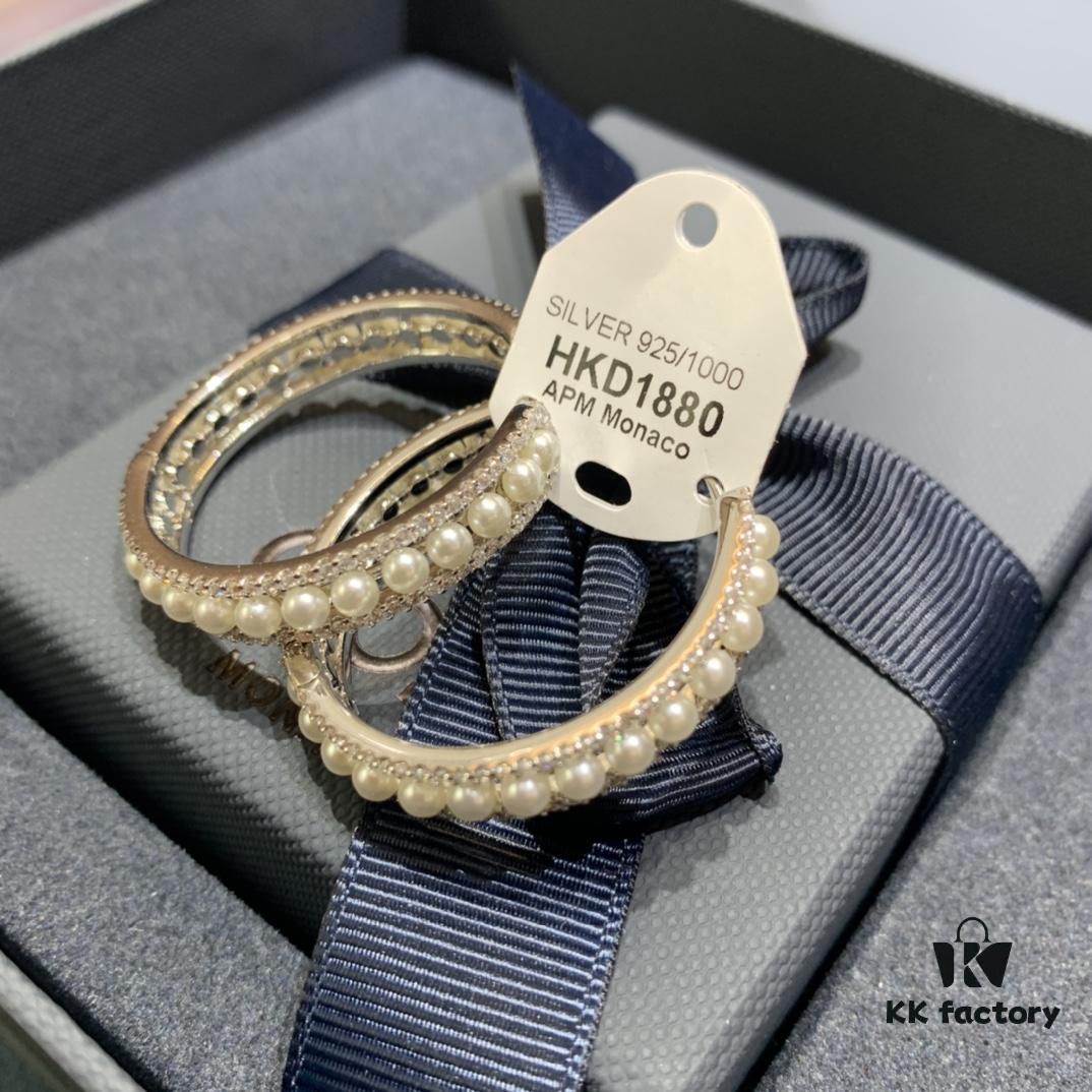 692fe88999f2d84055c8c7c2 A Brand Monaco New Arrival Freshwater Pearl Hoop Earrings for Women, Elegant and Trendy European-American Style Influencer Earrings
