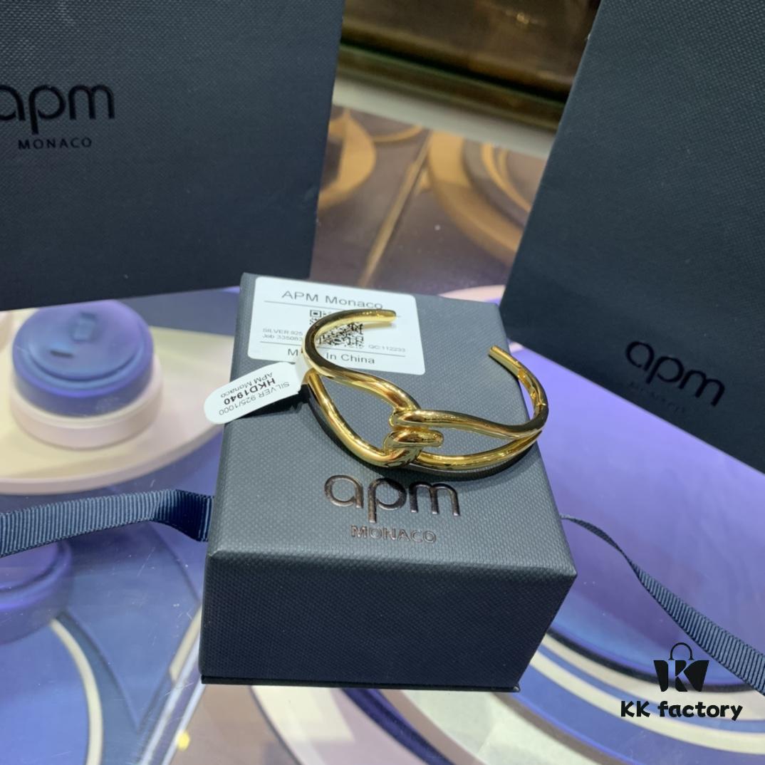 692fe88f99f2d84055c8c7c6 A Family Monaco New Arrival Twisted Knot Open Bangle Bracelet for Women, Gold-Tone Geometric Jewelry in European and American Style, Perfect Gift for Girlfriend