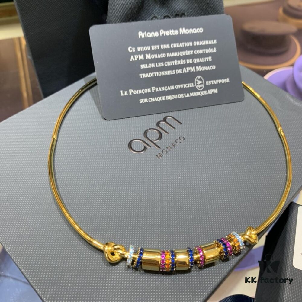 692fe8a799f2d84055c8c7e5 A Family Monaco Multicolor Choker Romantic Geometric Collarbone Necklace Gift for Girlfriend 520