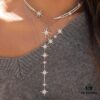 New Arrival A Monaco Multi-Meteor Pendant Necklace for Women, Elegant and Luxurious Fashion Collarbone Chain