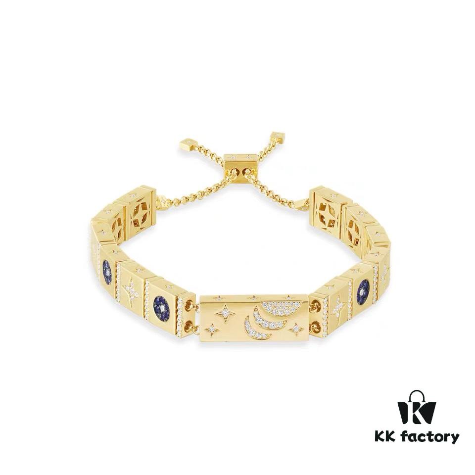 692fe8aa99f2d84055c8c7ec New Arrival 💕 A's Monaco Dreamy Star and Moon Bracelet for Women, Cute Girl's Multi-Cube Couple Friendship Jewelry