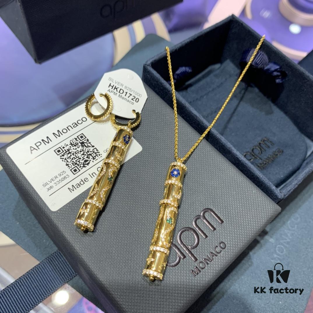 A Family Monaco New Arrival Lucky Serpent Earrings with Exotic Charm, Lightweight Luxury Vintage Elegant Drop Earrings