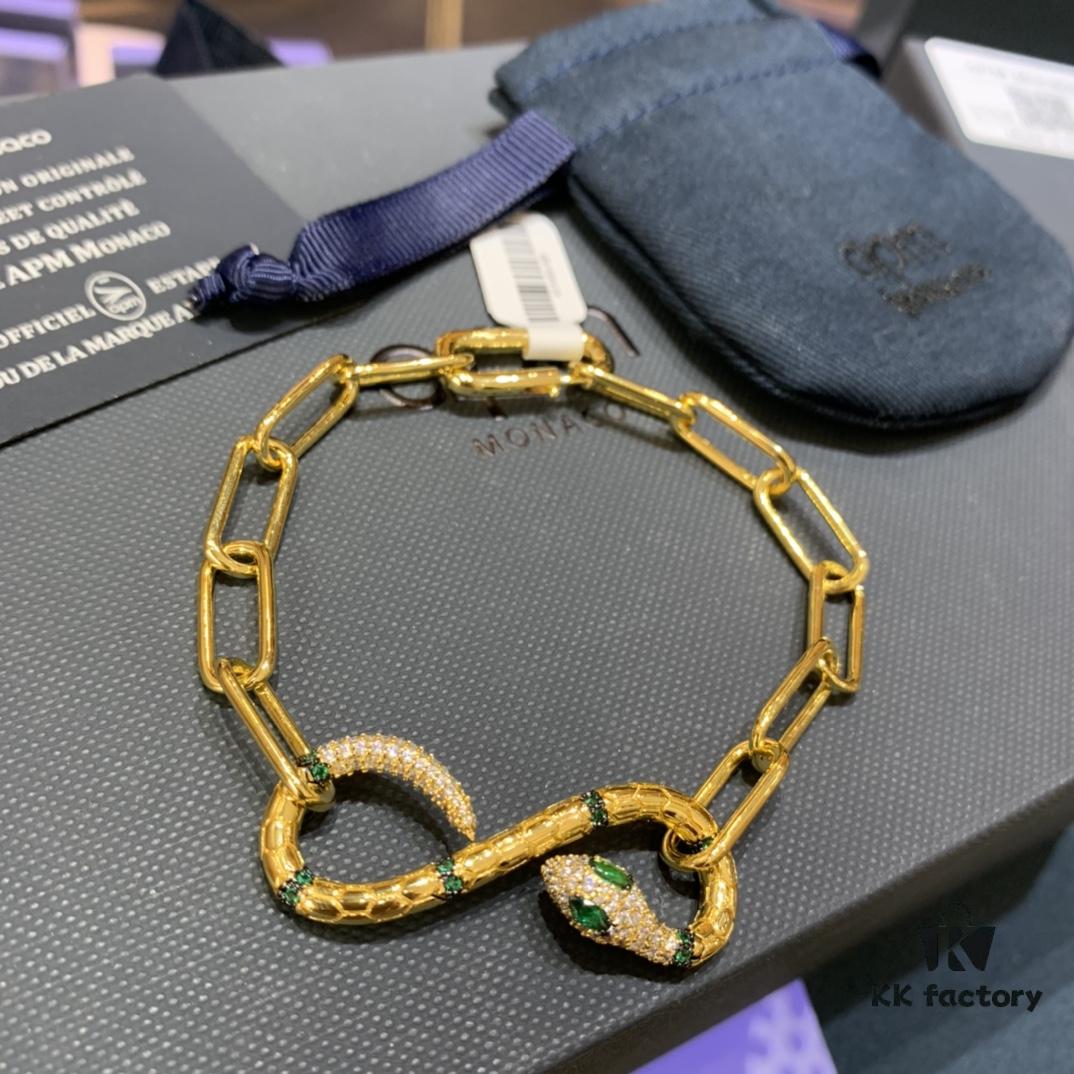 New Arrival 💕 A's Monaco New Ethnic Snake Guardian Bracelet for Women, Retro Original Buckle Snake-Shaped Hand Jewelry