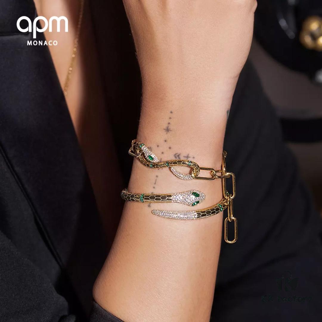 New Arrival 💕 A's Monaco New Ethnic Snake Guardian Bracelet for Women, Retro Original Buckle Snake-Shaped Hand Jewelry