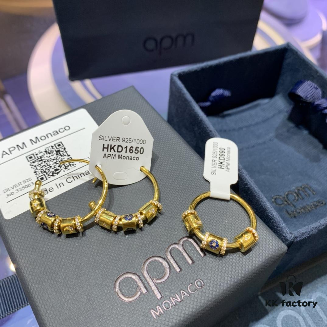 692fe8b999f2d84055c8c80a New Arrival 💕 A-Monaco Lucky Star and Moon Ring & Earrings, Luxurious Dreamy Celestial Circle Index Finger Jewelry