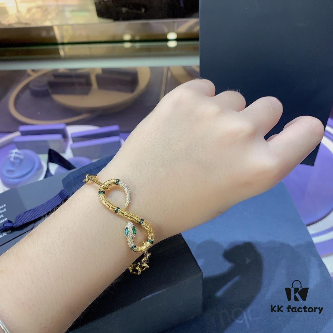 New Arrival 💕 A's Monaco New Ethnic Snake Guardian Bracelet for Women, Retro Original Buckle Snake-Shaped Hand Jewelry