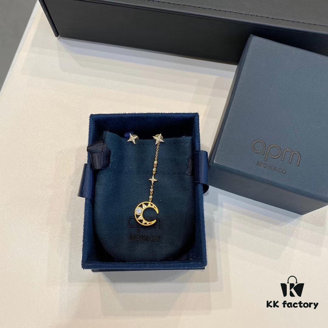 692fe8c999f2d84055c8c827 A Family April New Arrival, 🌙 Dreamy Crescent Moon Asymmetric Hollow-out Earrings, April's Crescent is Exquisitely Beautiful