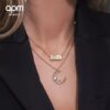 692fe8cb99f2d84055c8c82c APM Dreamy Crescent Moon Choker Necklace, Hollow-Out Crescent Design, Elegant and Romantic
